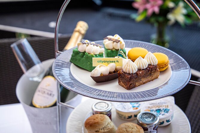 Afternoon Tea River Cruise on the Thames - Tower Millennium Pier check-in, tickets, and fixed-table reality