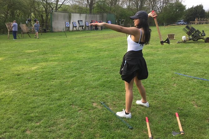 Axe Throwing Session - One Hour - Arriving at Polowood Shooting Ground, Brighton