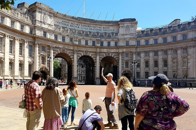 British Royal 3 Hour Walking Tour! - Whitehall and Horse Guards Parade, plus the photo-friendly arch and clock