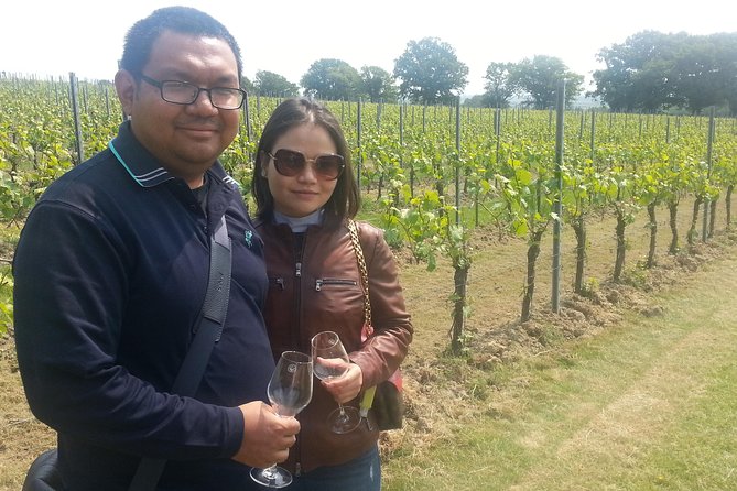 Cellar Door Wine Tour from London - Lunch at Chapel Down: picnic in the herb garden