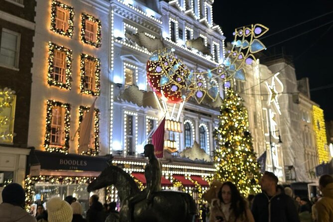 Christmas Lights and Markets London Taxi Tour - Chelsea and Kensington Elegant Displays Without the Long Walks