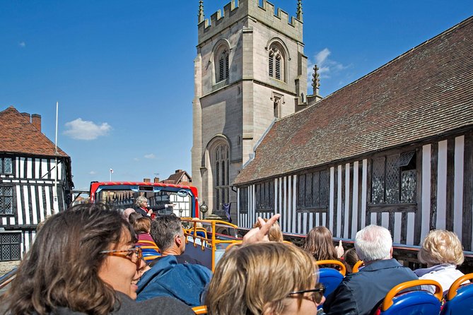 City Sightseeing Stratford-upon-Avon Hop-On Hop-Off Bus Tour - On-board commentary, headphone checks, and live guide hours