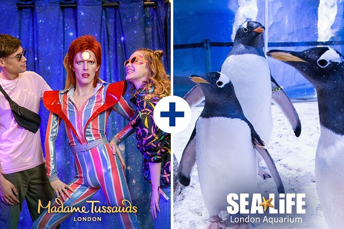 Combo Ticket: Madame Tussauds & SEA LIFE London Aquarium - Tickets, Mobile Entry, and a Realistic Availability Check