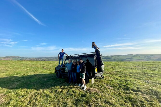 CRUISE SHIP SPECIAL- JEEP SAFARI - PRIVATE GUIDED TOUR (6 Hours) - Heaven’s Gate at Kimmeridge Bay, plus Helen’s cake stop