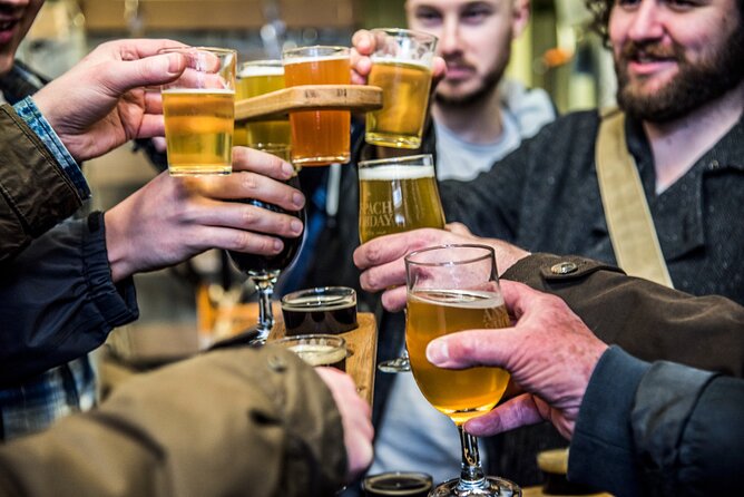 East End Craft Brewery Tour - Deviant and Dandy: the old courtyard finale with lagers, pales, sours