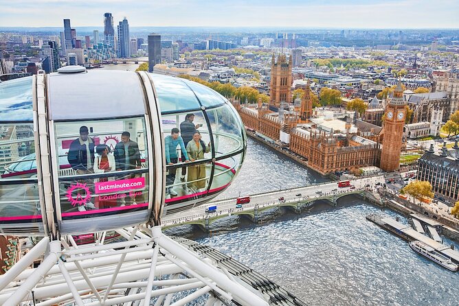 Five attraction pass including Madame Tussauds & The London Eye - London Eye at Waterloo: the 30-minute rotation for panoramic views