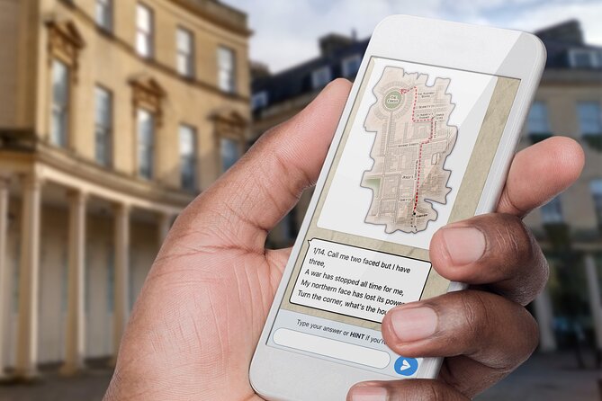 Fun, Flexible Treasure Hunt Around Bath with Cryptic Clues & Hidden Gems - How Captain Bess Sends Clues Like WhatsApp (No Download Needed)