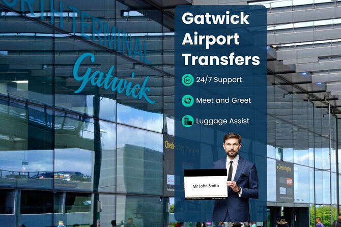 Gatwick Airport Taxi - Private Transfer to/from London - Door-to-door Gatwick taxi, built for real life with real luggage