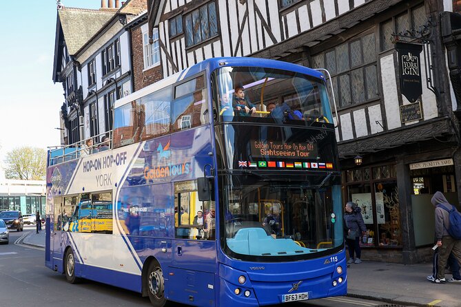 Golden Tours York Hop-on Hop-off Open Top Bus Tour with Audio Guide - Getting Your Bearings on an Open-Top York Loop