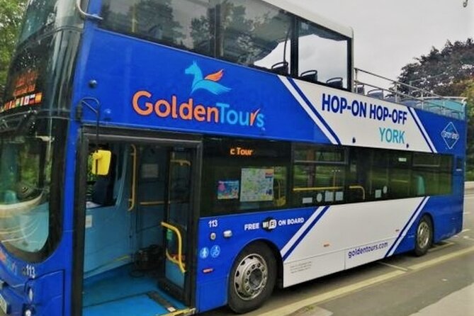 Golden Tours York Hop-on Hop-off Open Top Bus Tour with Audio Guide - Exhibition Square Start Point, and How to Use Stop 1