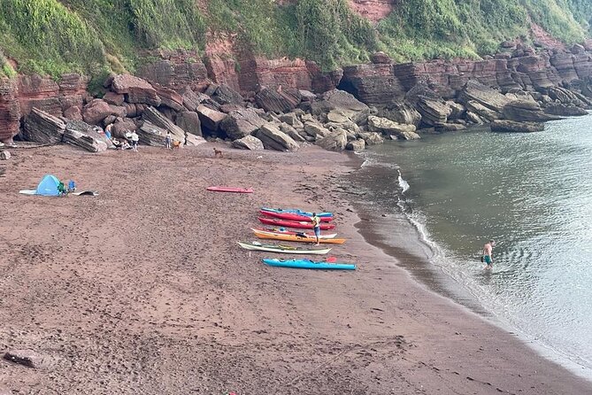 Half Day Sea kayak Guided Tour - Following the water route: Teignmouth and the beach stop that breaks the effort