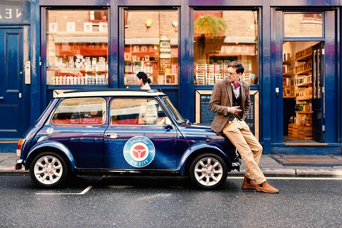 Half Day Tour in a classic Mini Cooper - Borough Market for coffee, not a full food mission