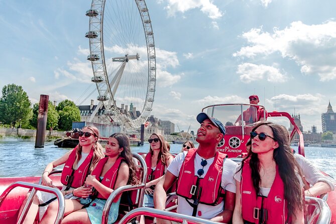 High-Speed Thames River Speedboat in London - Tower Bridge Moments and the History Stretch