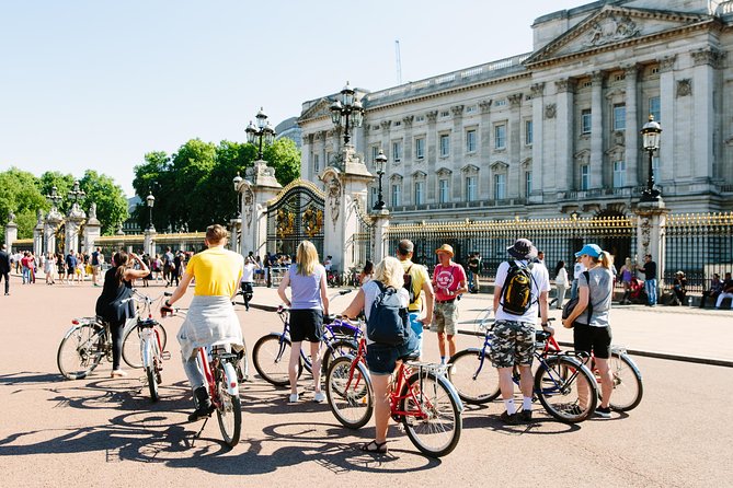 Highlights of Royal London Bike Tour including Hyde Park - Green Park and St James’s Park details you can actually notice