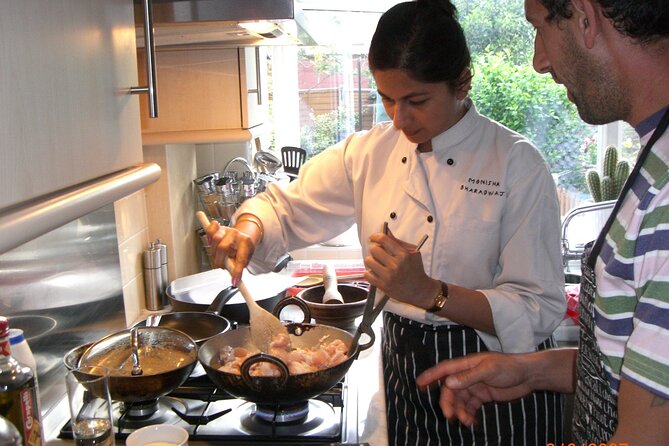 Indian Cooking Masterclass in London - What you cook first: murgh masala or channa masala plus pulao rice