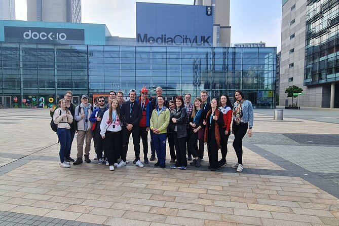 Inspirational guided walking tour of Media City & The Quays - Media City and Salford Quays in Two Hours, With Clear Audio