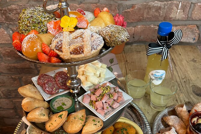 Italian Afternoon Tea Experience in Manchester - The 3-tier menu, savoury Italian bites first