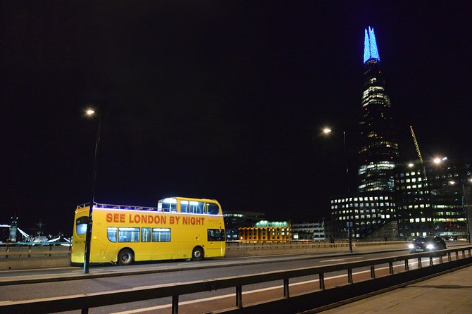 London by Night Sightseeing Tour - Open Top Bus - Live Commentary, Hearing It in the Cold, and Photo Reality Checks