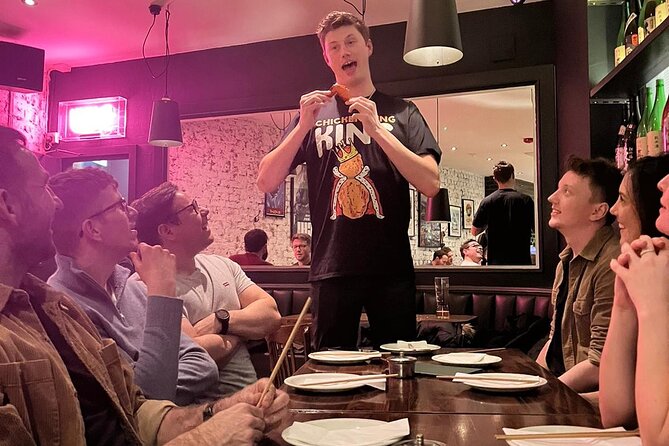 London Chicken Wing Tour - Stop on Old Compton Street: penultimate tasting and the final approach