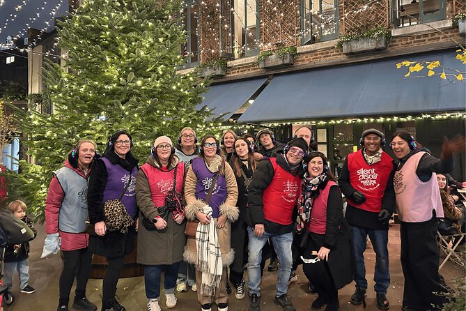 London Christmas Lights Guided Tour With Christmas Music - Seven Dials: Fairy Light Canopy Overhead