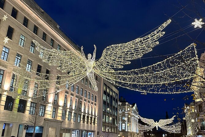 London Christmas Lights Guided Tour With Christmas Music - Leicester Square: A German Christmas Market Mood Without Extra Effort