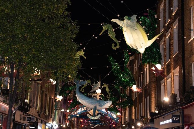 London Christmas Lights Guided Walking Tour - Stop-by-stop: Covent Garden to Carnaby Street