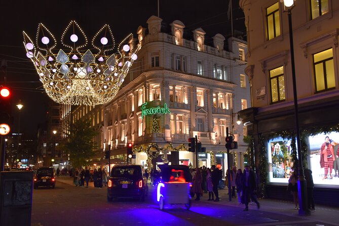 London Christmas Lights Private Walking Tour - Bond Street to South Molton Street: fashion lights and famous addresses