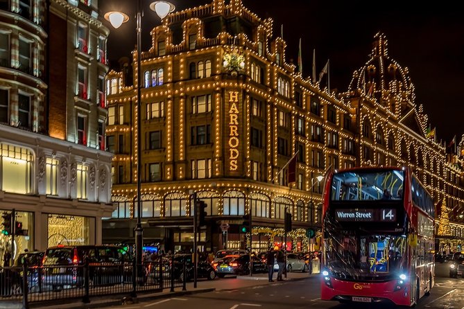 London Christmas Lights Tour by Vintage Double-Decker Bus - Entering London’s Christmas Night from Victoria