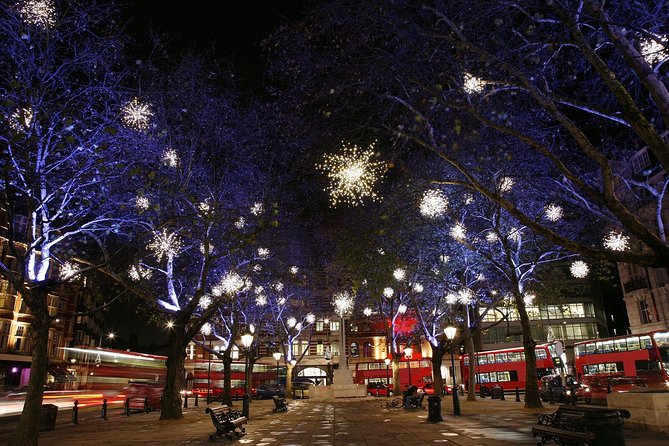 London Christmas Lights Tour by Vintage Double-Decker Bus - Trafalgar Square to Piccadilly: Where the Night Gets Animated
