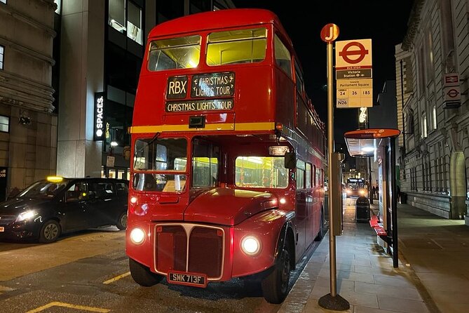 London Christmas Lights Tour by Vintage Double-Decker Bus - The Bus Itinerary: Big Landmarks First, Lights at Their Best