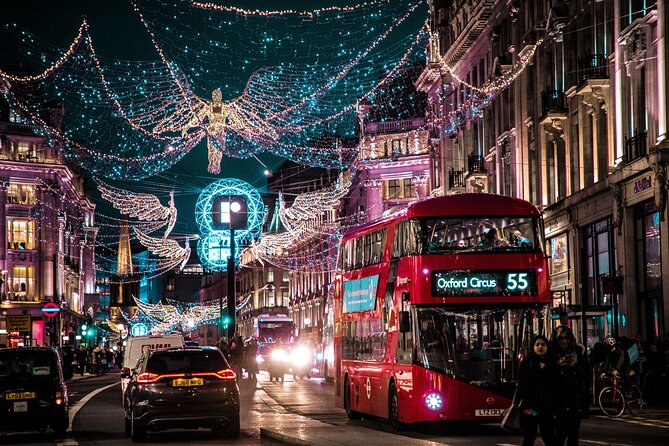 London Exclusive Christmas Lights Guided Tour by Black Cab - Price and value: $598.60 per group for up to 6