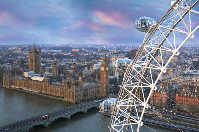 London Eye Fast-Track Ticket with Hop-On Hop-Off Tour and River Cruise - The Big One, London Eye Fast-Track Views Over Westminster
