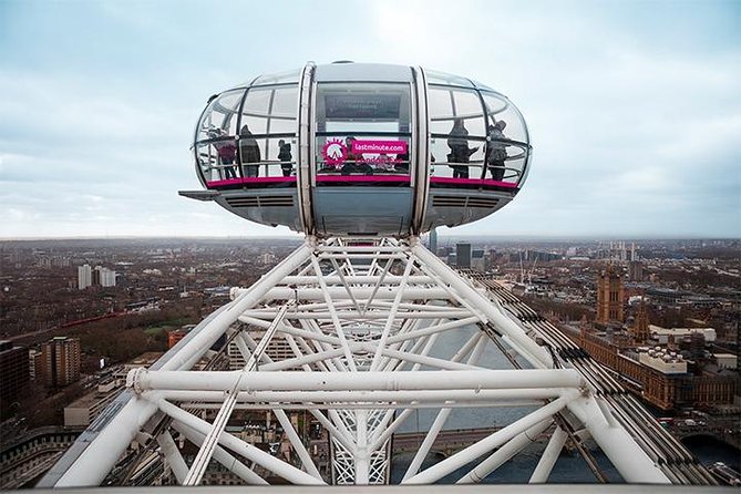 London Eye River Cruise and London Eye Ticket Option - London Eye Capsule Views: 30 Minutes, One Big Skyline Moment