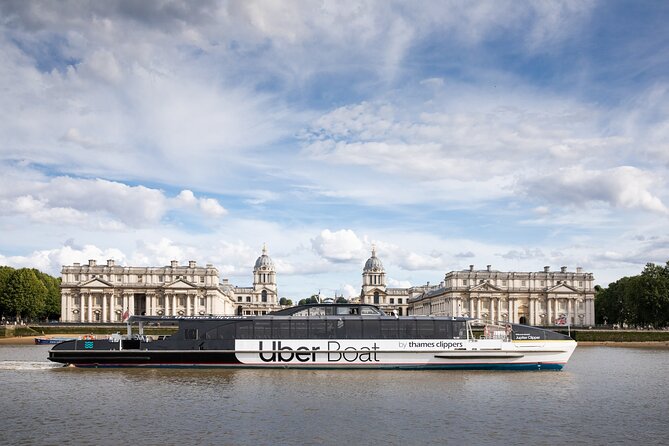 London: Naval College + Painted Hall + Uber Boat: One Way Trip - Don’t miss the Victorian Skittle Alley and 18th century chapel