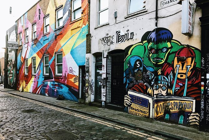 London Street Art Tour of the East End Semi-Private 12ppl Max - Old Spitalfields Market for Victorian Market Hall energy