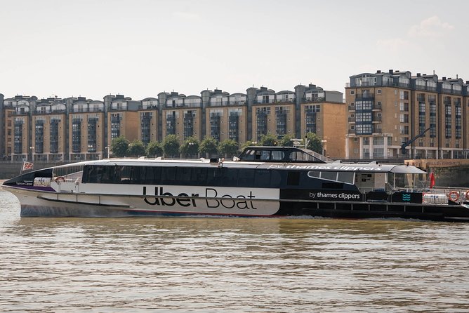 London: Uber Boat - Single Journey River Thames Cruise - Millennium Bridge to St. Paul’s: a clean line to Wren’s dome
