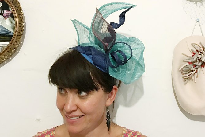 Make a Fascinator Hat with a Designer in London - What you will make: a custom fascinator hat you can wear