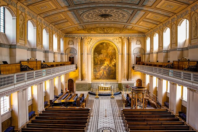 Old Royal Naval College - home to the Painted Hall, Greenwich - Helios Exhibition (until 25 March 2025): art meets light in a historic room