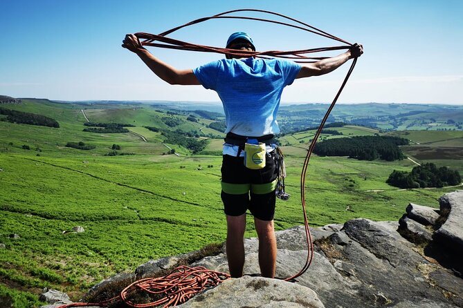 Outdoor Rock Climbing Taster Day in Peak District - Rope Skills First: Belaying, Abseiling, and Tying In