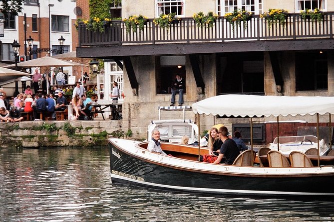 Oxford Sightseeing Picnic River Cruise - Passing Under Folly Bridge, Then Heading Toward Port Meadow