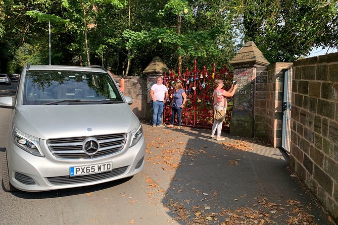 Private Beatles Car Tour, Penny Lane, Strawberry Field & childhood homes - Penny Lane Visitors Centre: the mini yellow submarine and a proper landmark stop