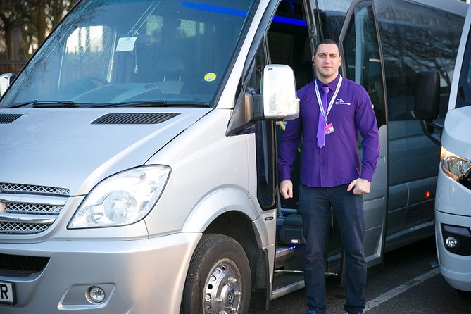 Private Minibus Arrival: Stansted to Central London - Private minibus arrival, not a public-transport scavenger hunt