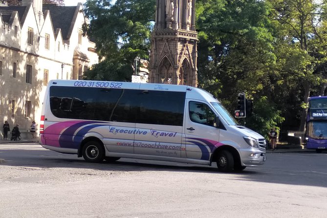 Private Minibus Arrival: Stansted to Central London - Your ride inside the executive Mercedes Sprinter minibus