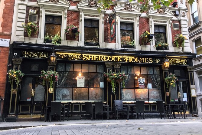 Sherlock Holmes Old London - Very Small Group Walking Tour - Northumberland Avenue, the pub, and the Doyle origin story
