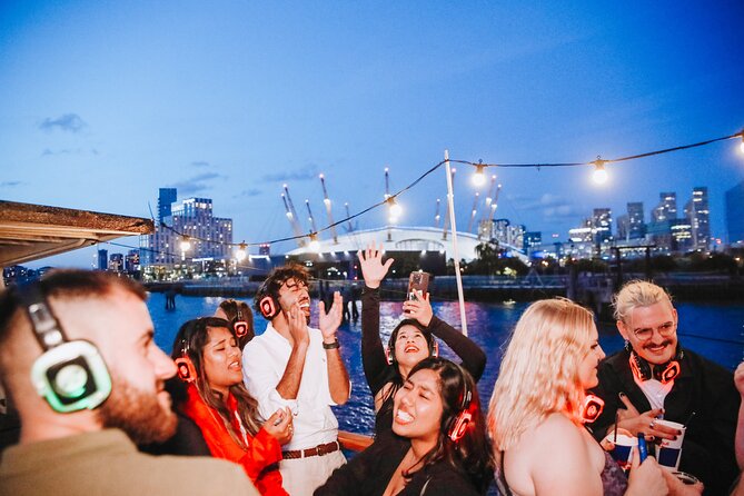 Silent Disco London Thames Boat Party - Drinks, toilets, and staying comfortable for 4 hours