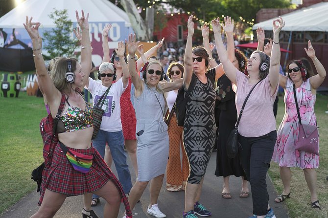 Silent Disco Walking Tours West End Boogie Shoes - The group vibe: what a 60-person max means for your night