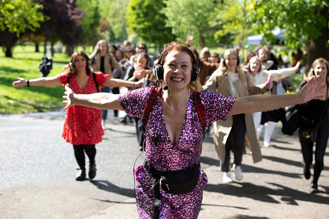 Silent Disco Walking Tours West End Boogie Shoes - Language and ticket setup: simple, but do it early