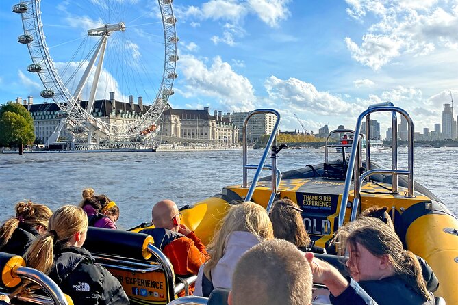 Speedboat Cruise Tour: Embankment OR Westminster Pier -70 minutes - The Thames Route in About 70 Minutes: Big Sights, Fast Pace