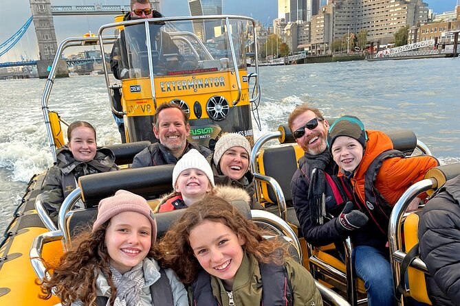 Speedboat 'Ultimate Tower Blast' from Tower Millennium Pier - 40 minutes - Tower Millennium Pier to the river: what the start feels like