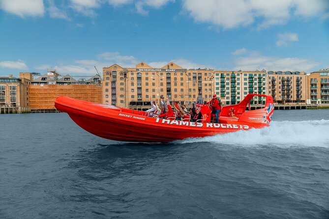 Thames High-Speed Zone Speedboat in London - A Thames Barrier Run: Modern Engineering, Then Non-Stop Speed Back